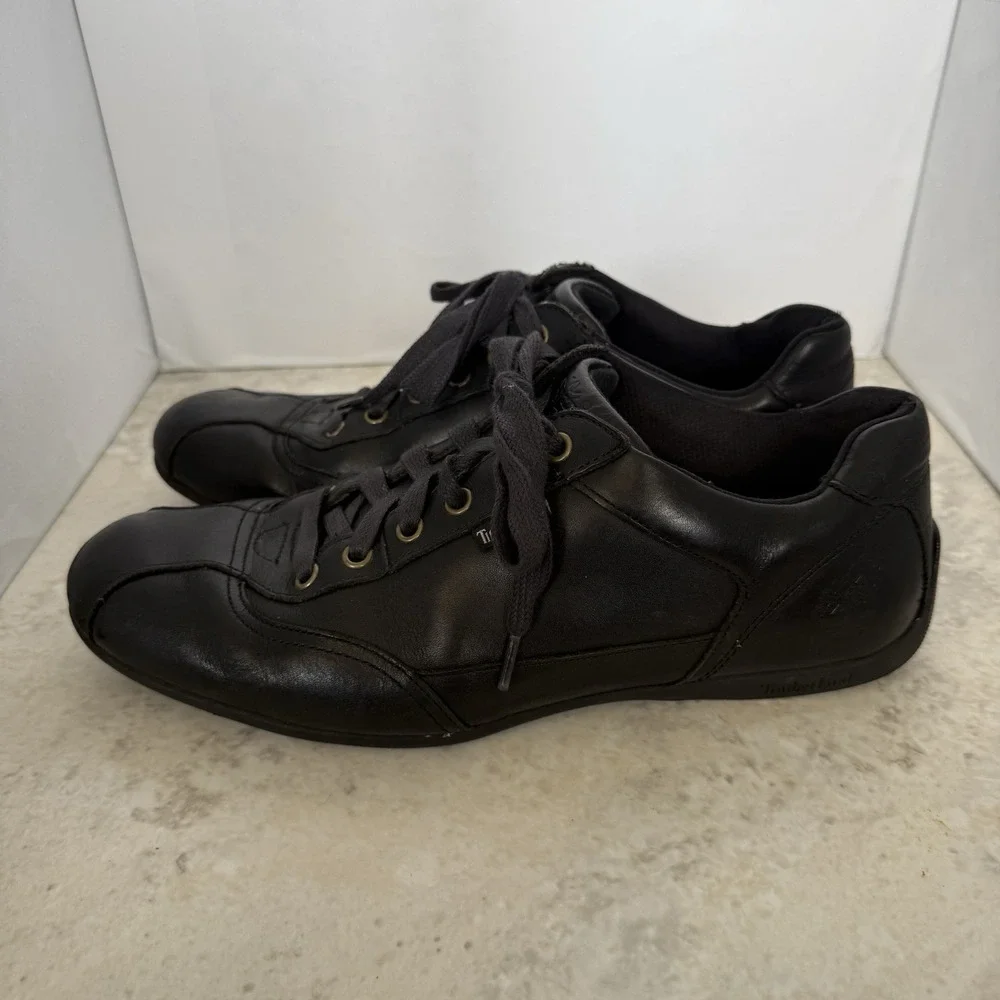 Timberland Earthkeepers EK Low Profile Oxford Black Leather Shoes Men's 9.5